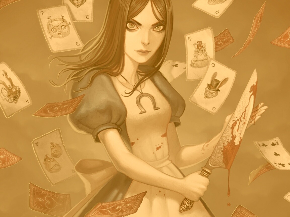 Алиса в стране чудес обои