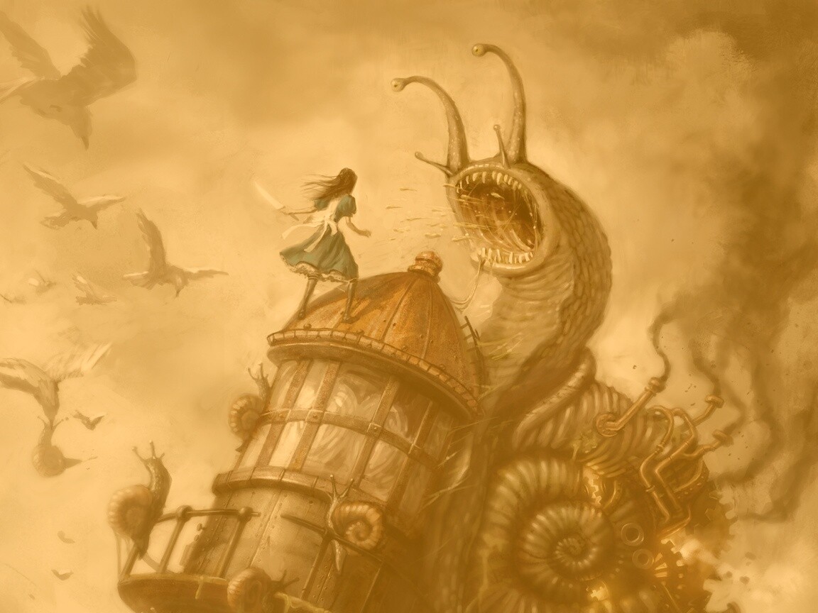 Битва с механической улиткой обои