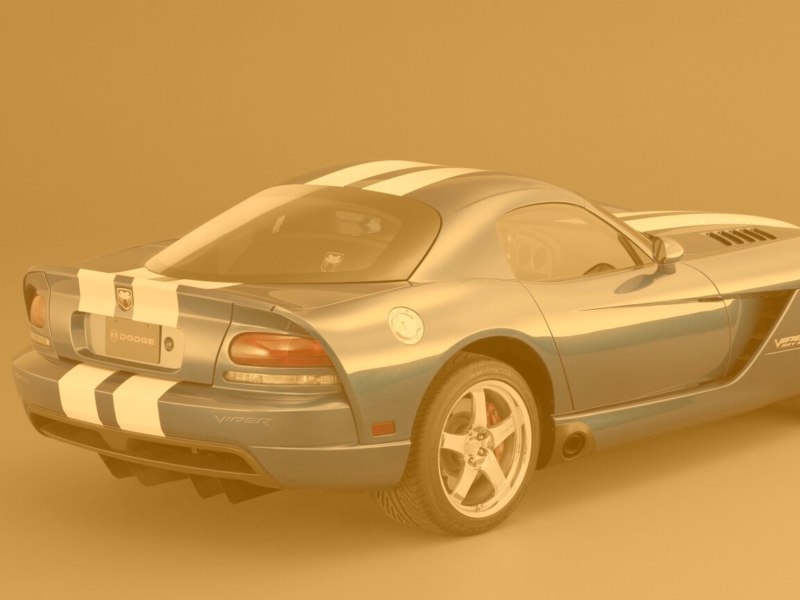 Синий Dodge Viper обои