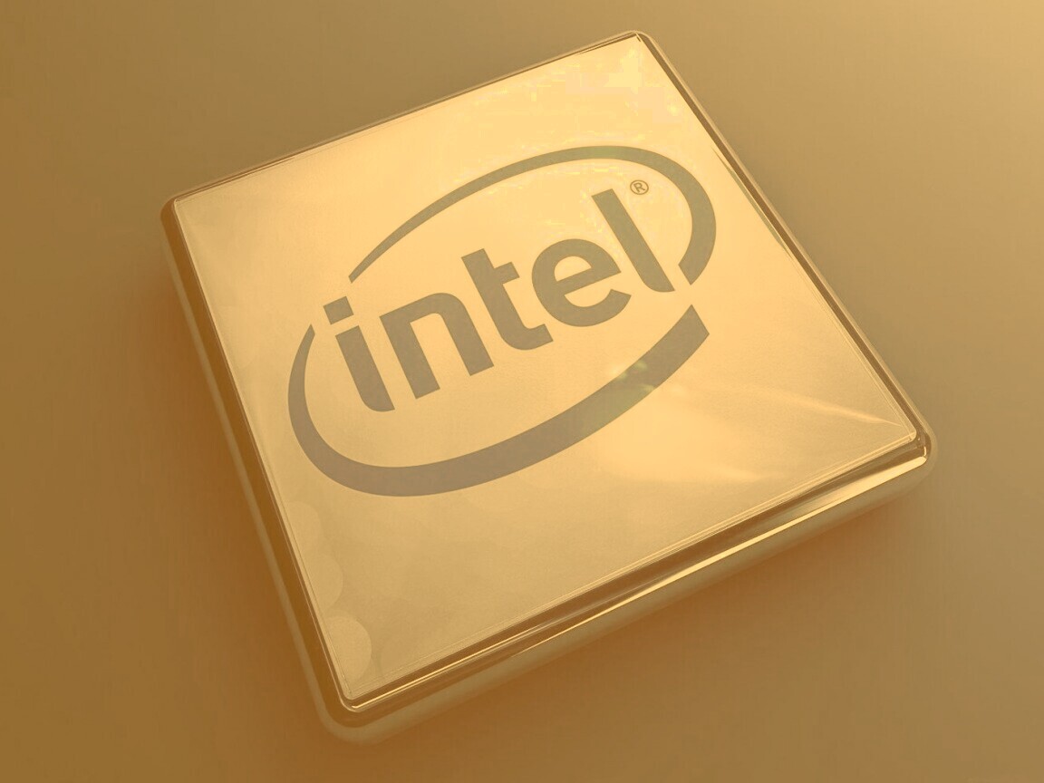 Логотип Intel обои