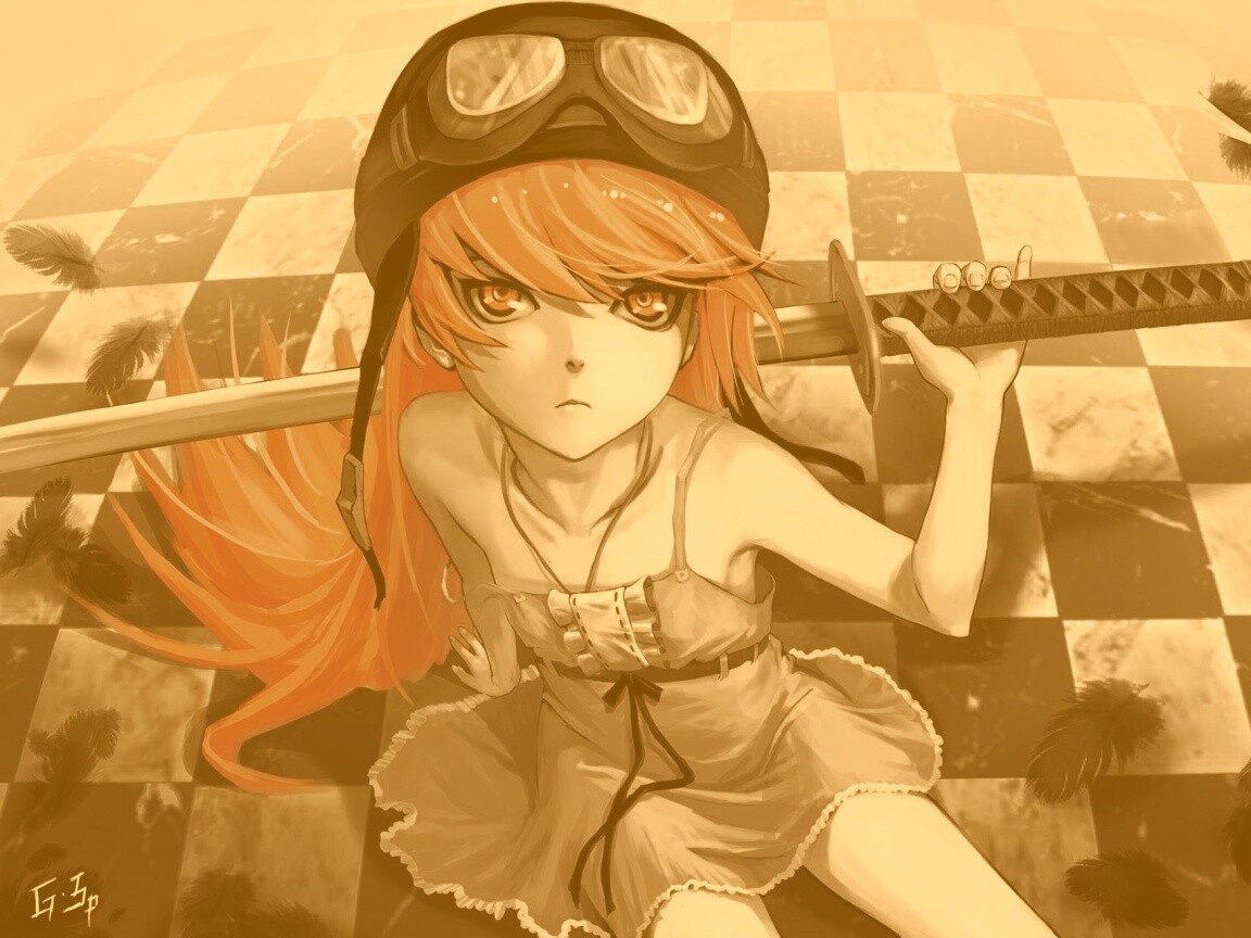 Полувампир из Bakemonogatari обои