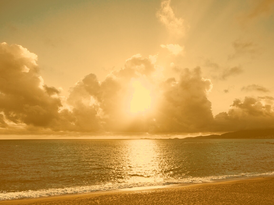 Солнечный пляж обои