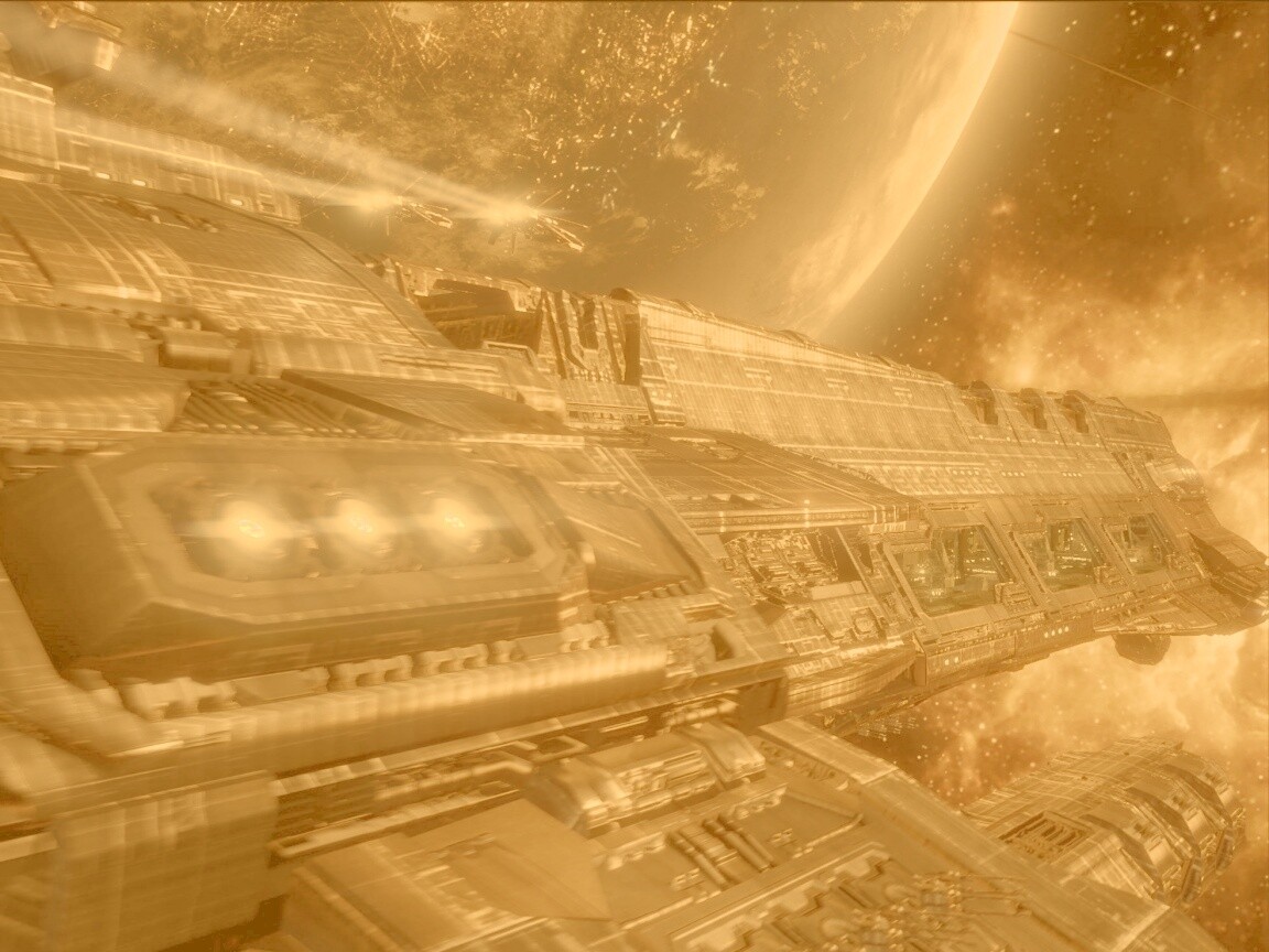 Космический корабль обои