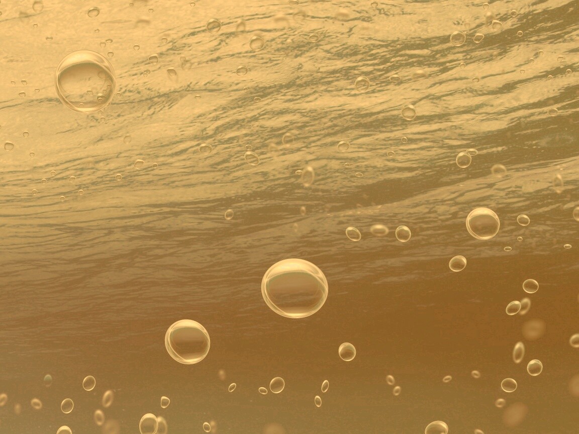 Пузыри под водой обои