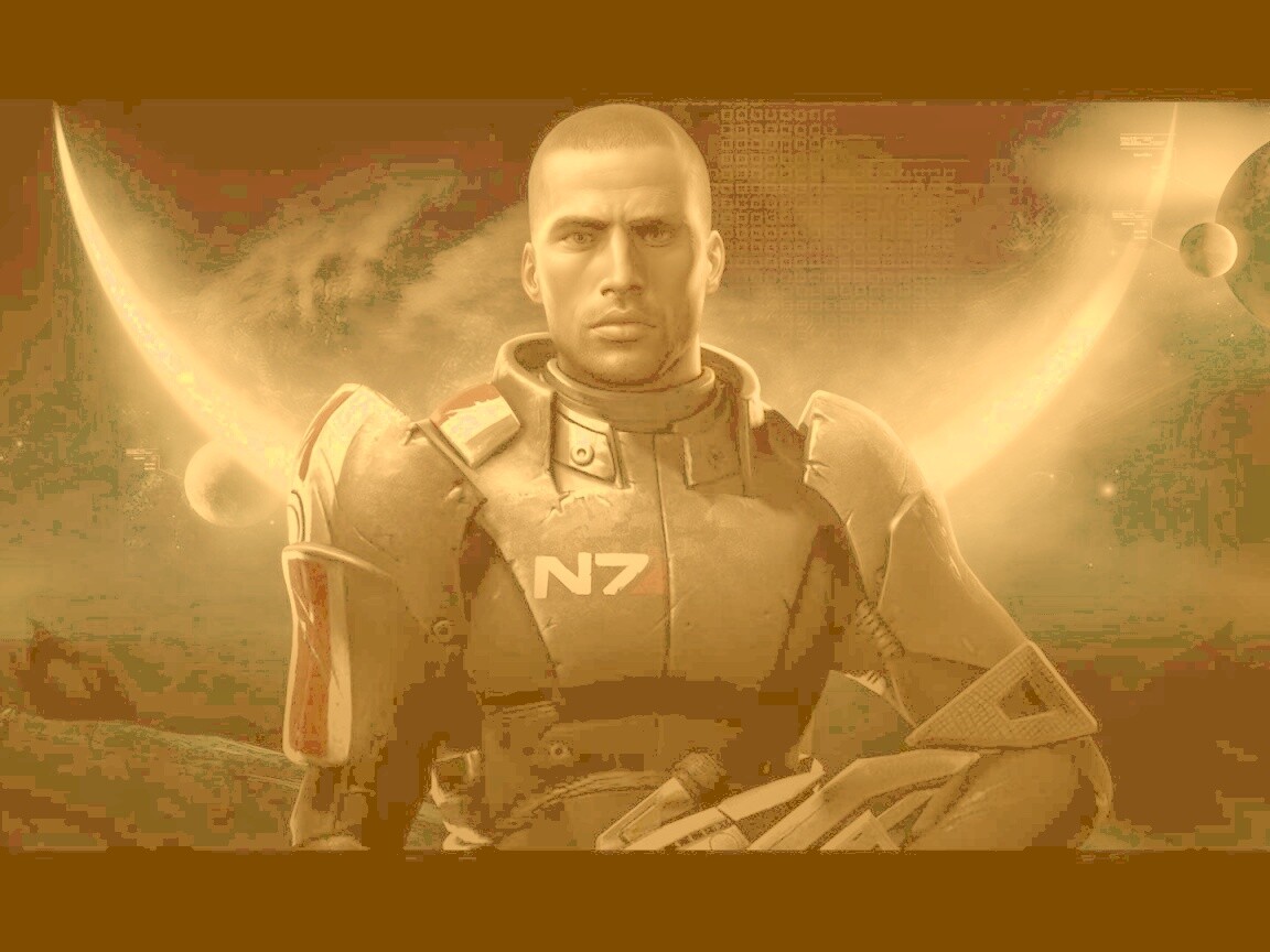 Шепард из Mass Effect обои