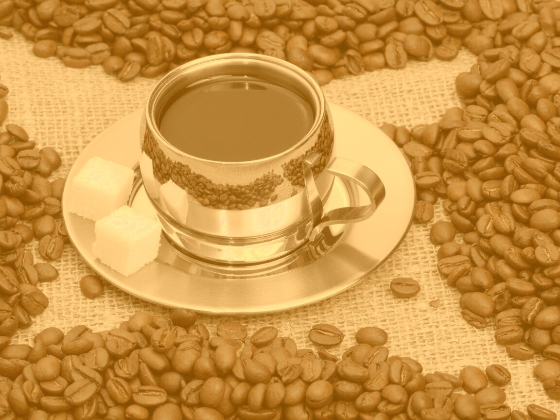 Кофе с сахаром обои