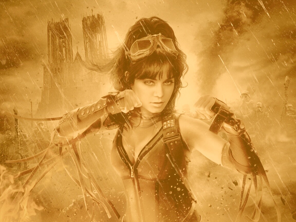 Blondie из фильма "Запрещенный прием" обои