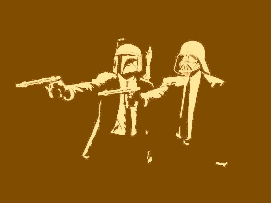 Pulp Fiction в стиле Star Wars обои