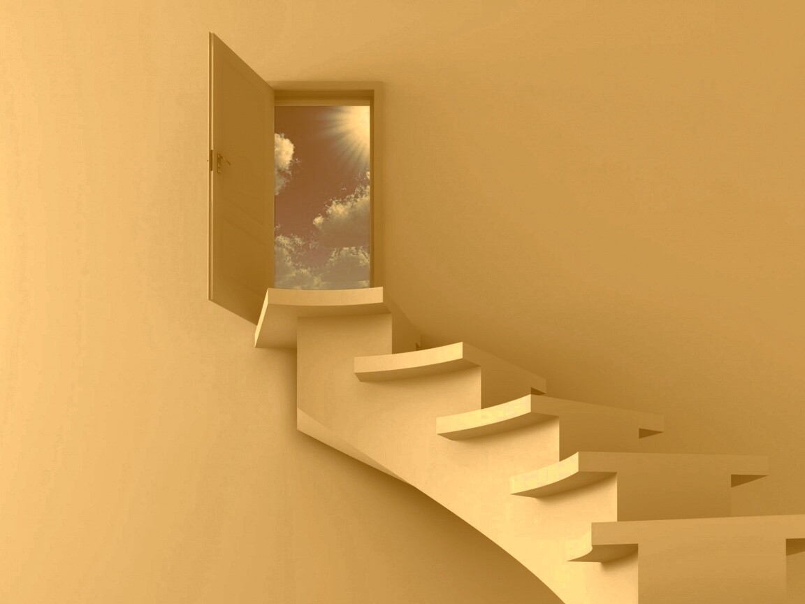 Лестница в небо обои
