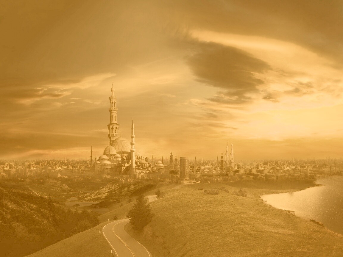 Город минаретов обои