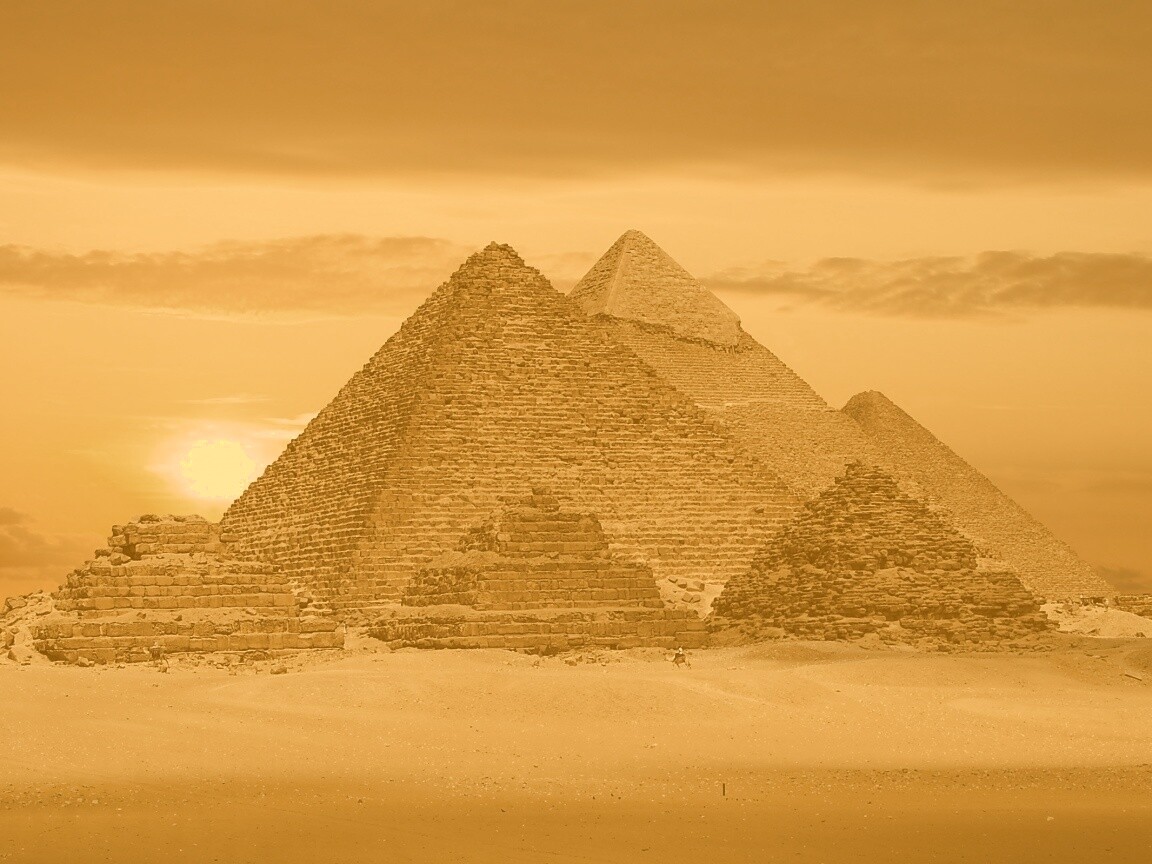 Великие пирамиды в Гизе обои
