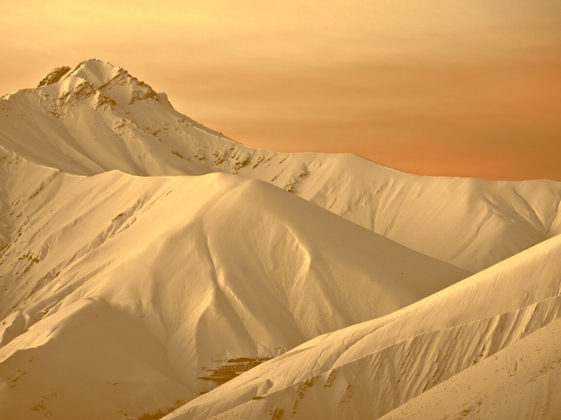 Снежные вершины обои