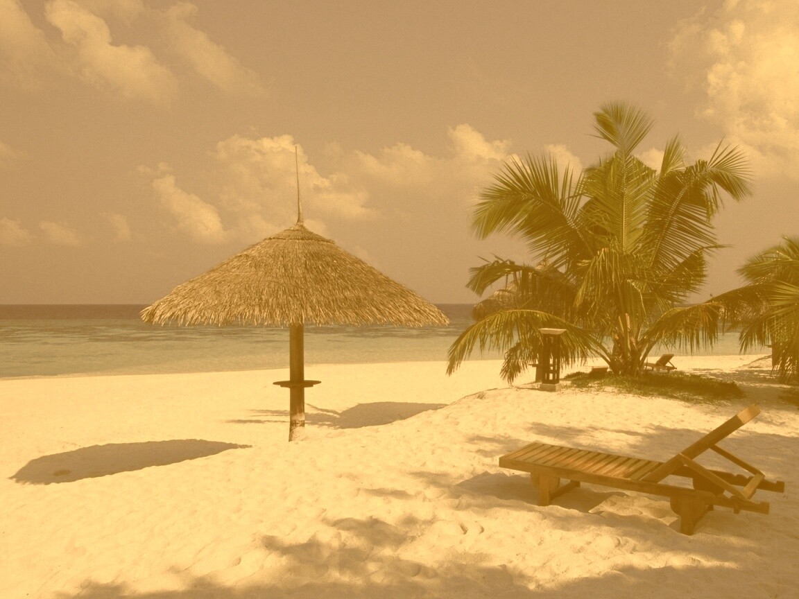 Рай на мальдивах обои