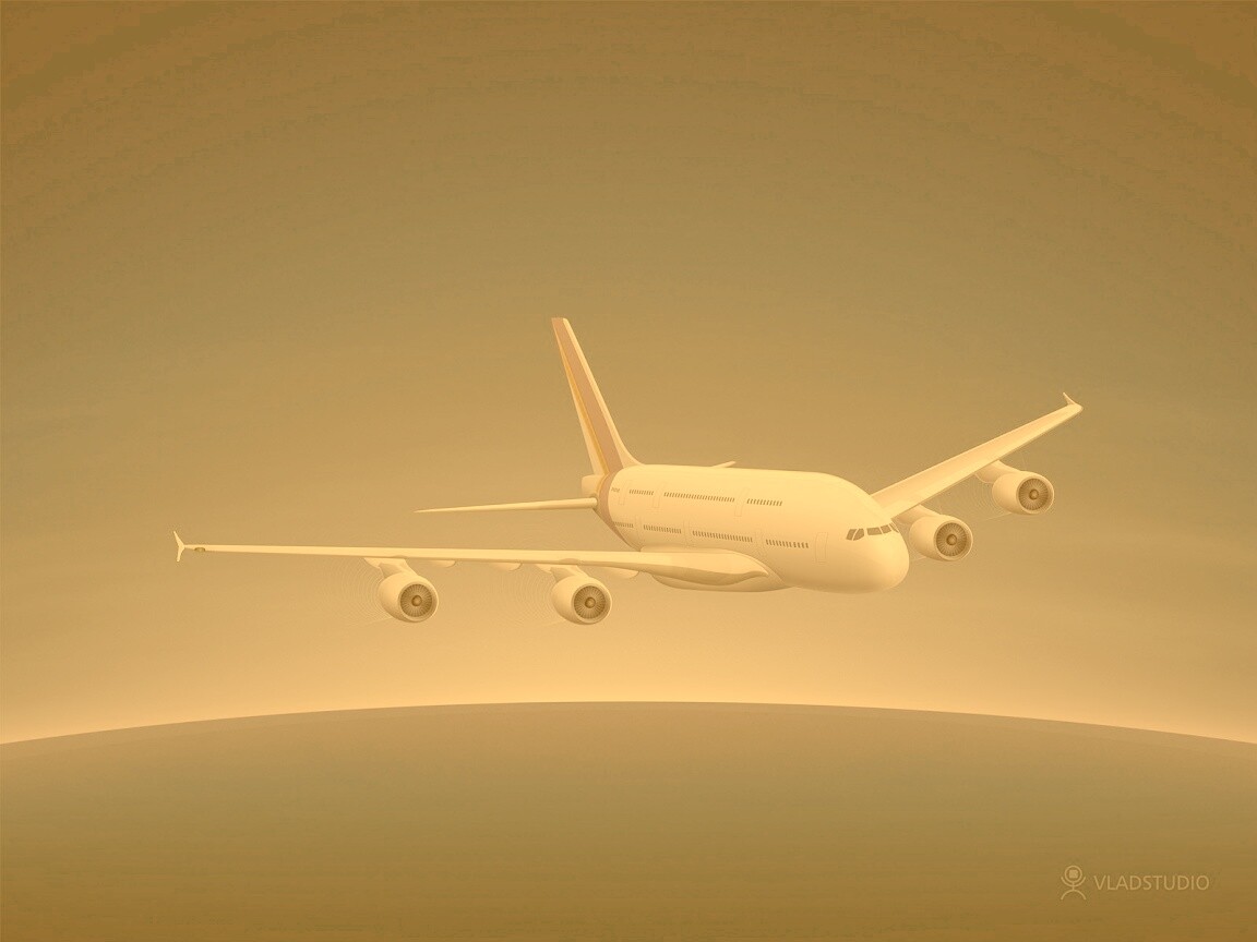 Аэробус А380 обои
