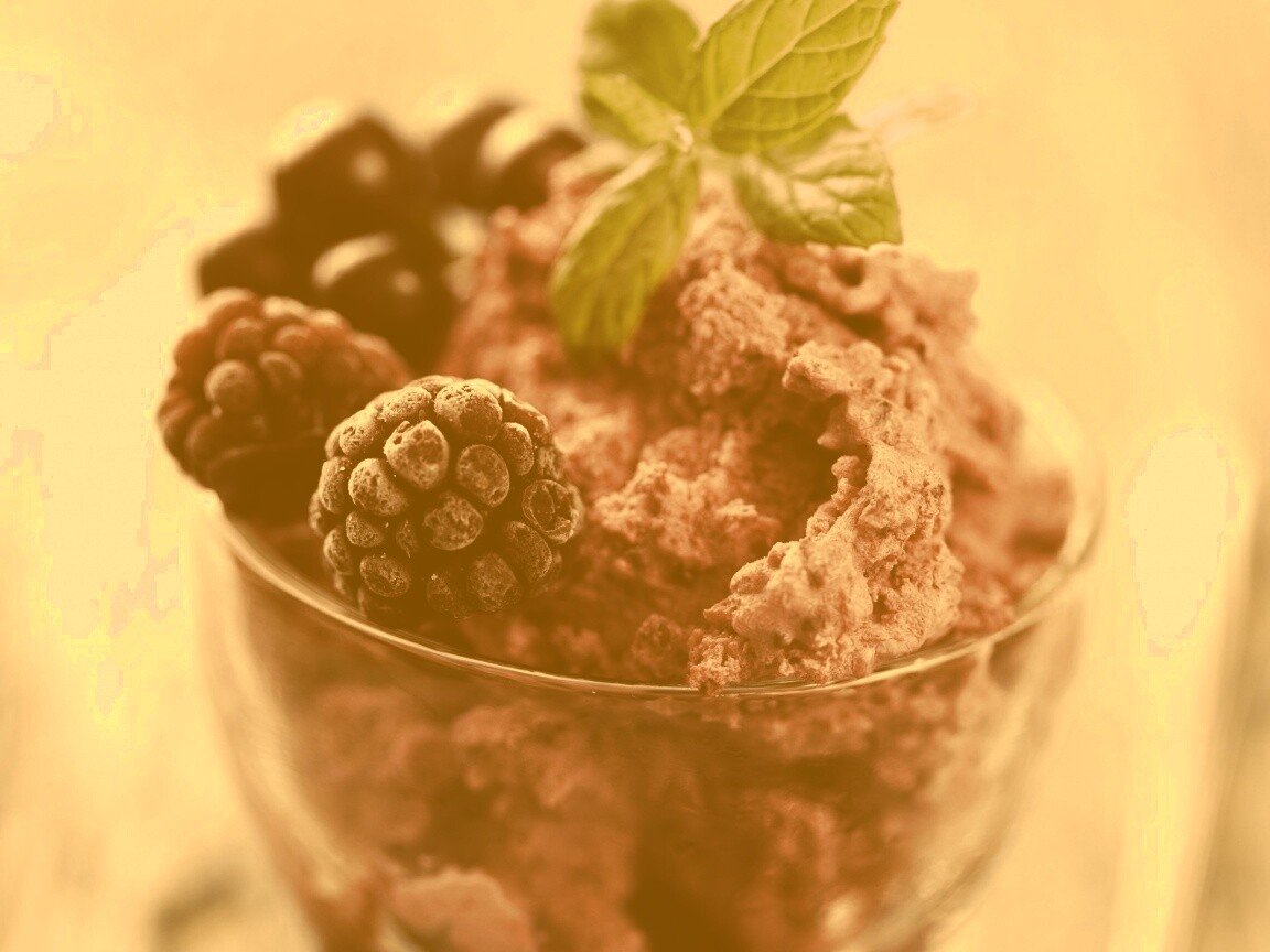 Ягодное мороженное обои