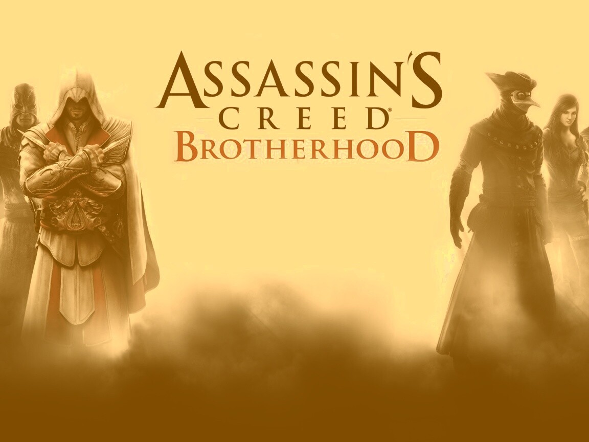Персонажи игры Assasin"s Creed Brotherhood обои