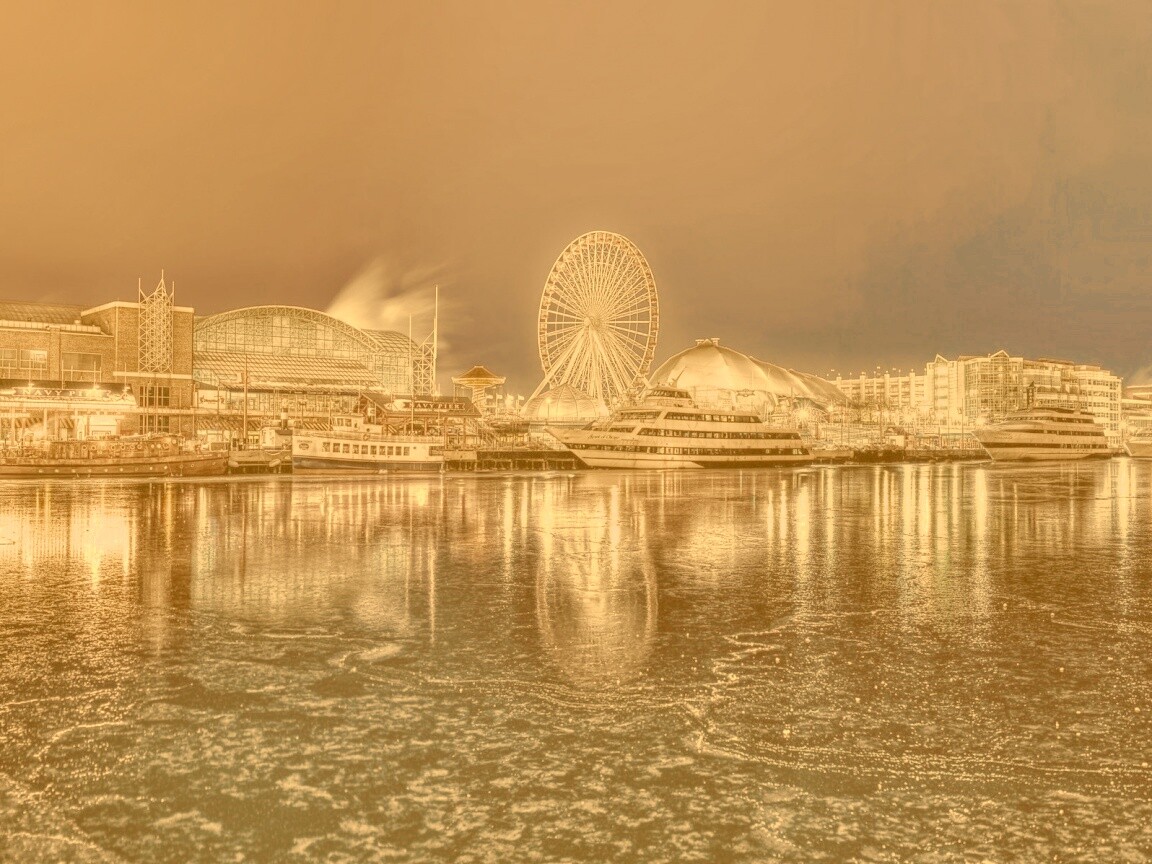 Причал для яхт обои