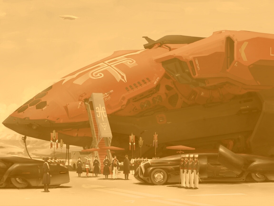 Встреча инопланетных гостей обои