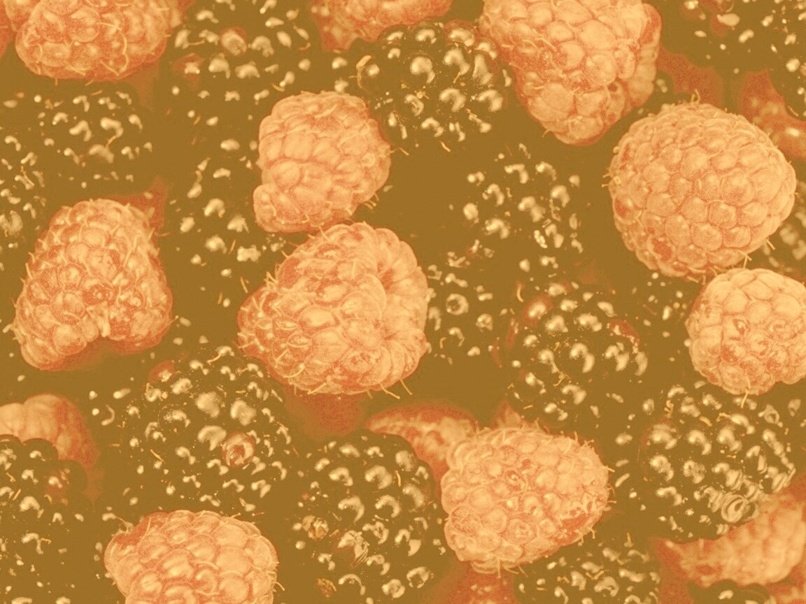 Малина и ежевика обои