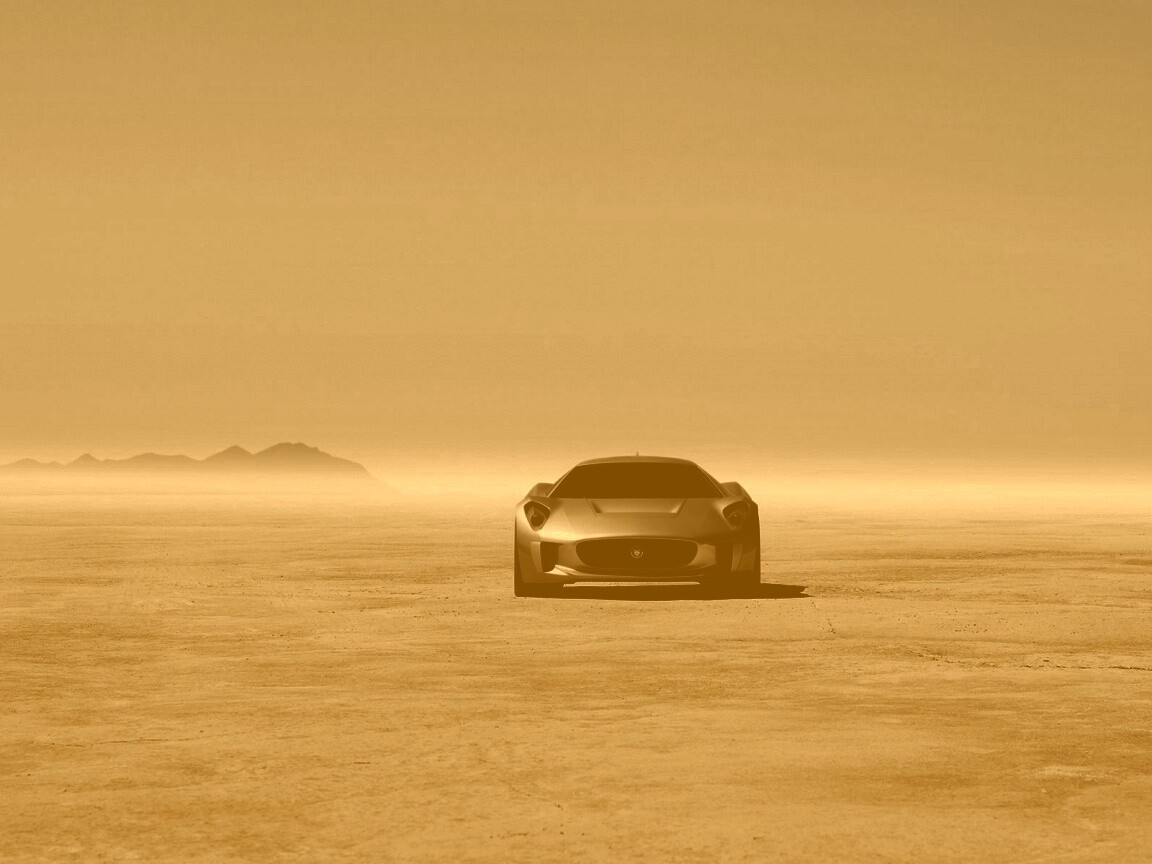 Ягуар подкрадывается обои