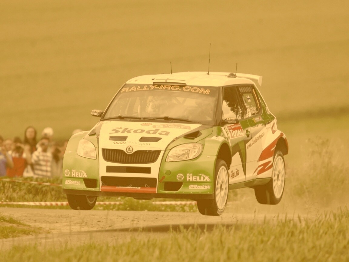 Раллиййная Шкода обои