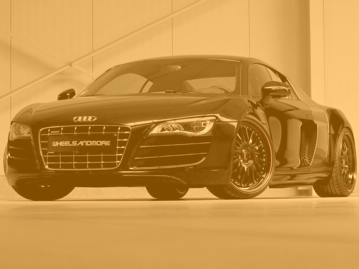 Audi черного цвета обои