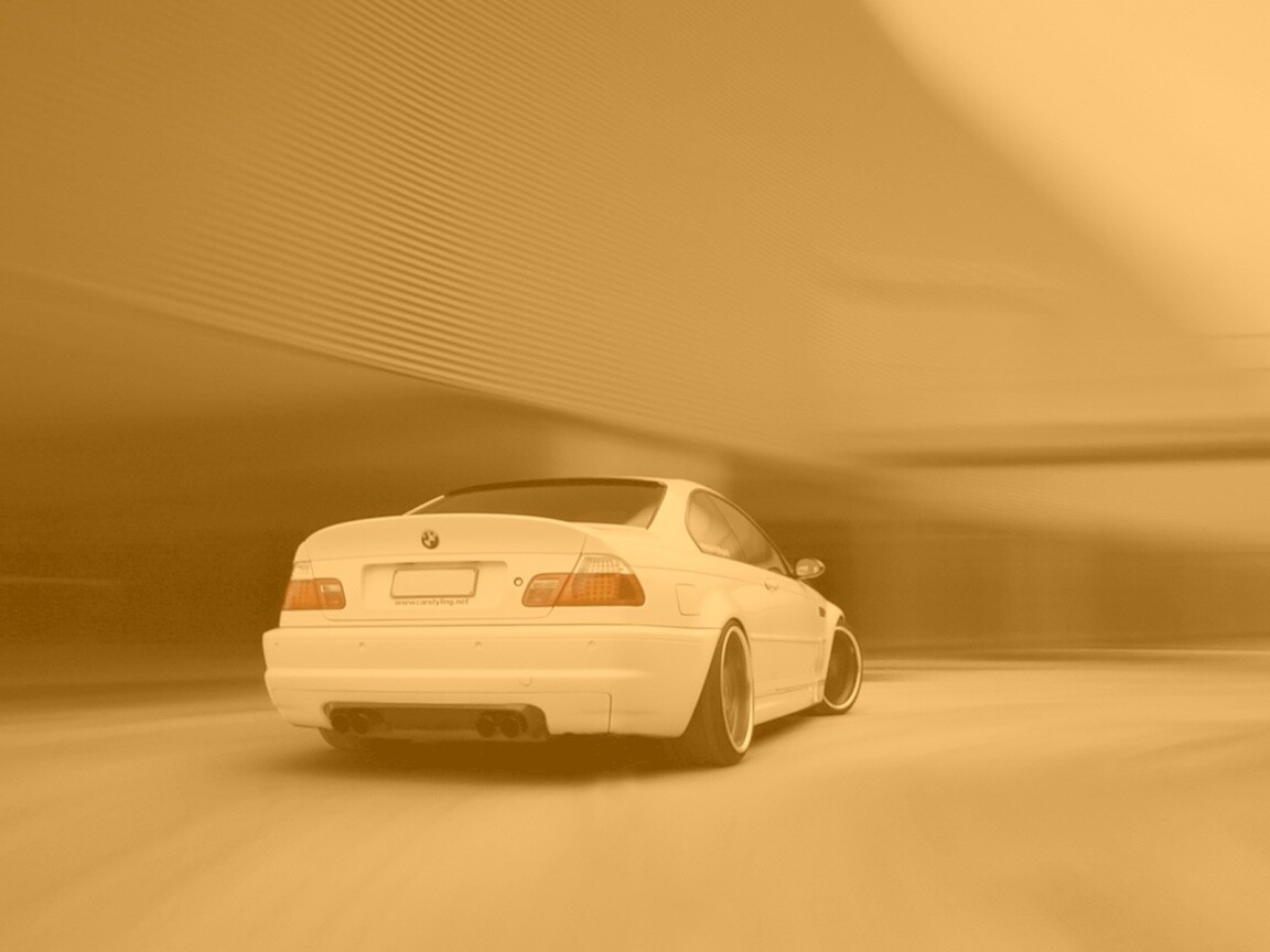 Белый БМВ обои