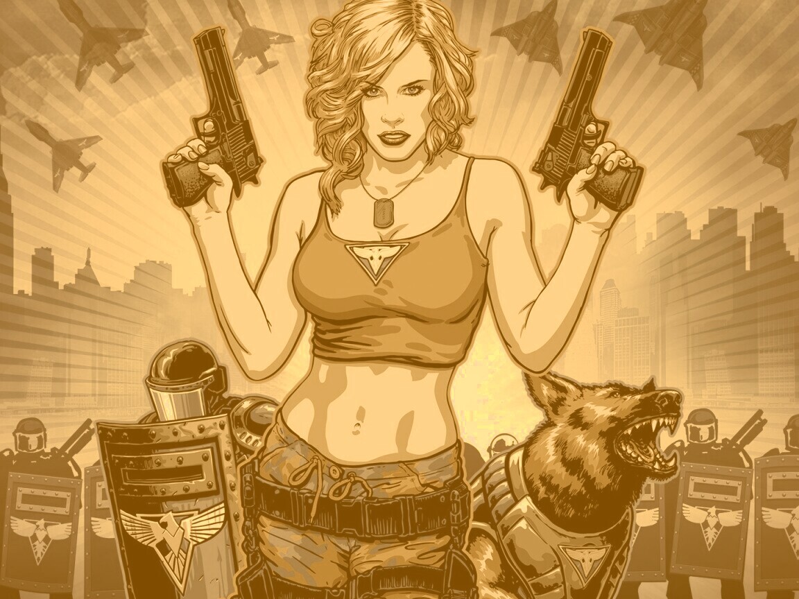 Таня из Red Alert 3 обои