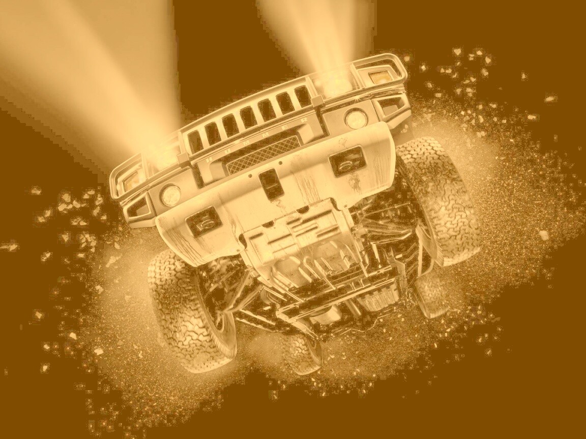 Хаммер в полете обои