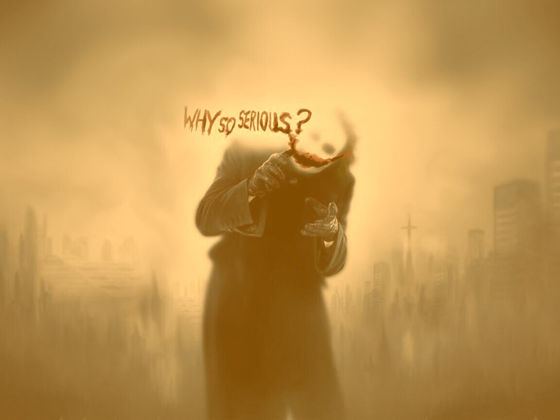 Чего ты такой серьезный? обои