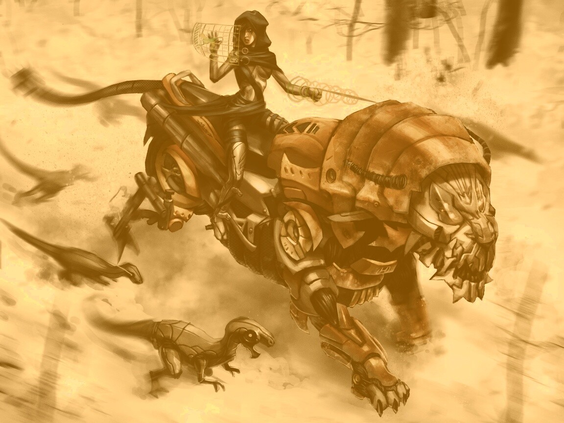 Кибернетическая погоня обои