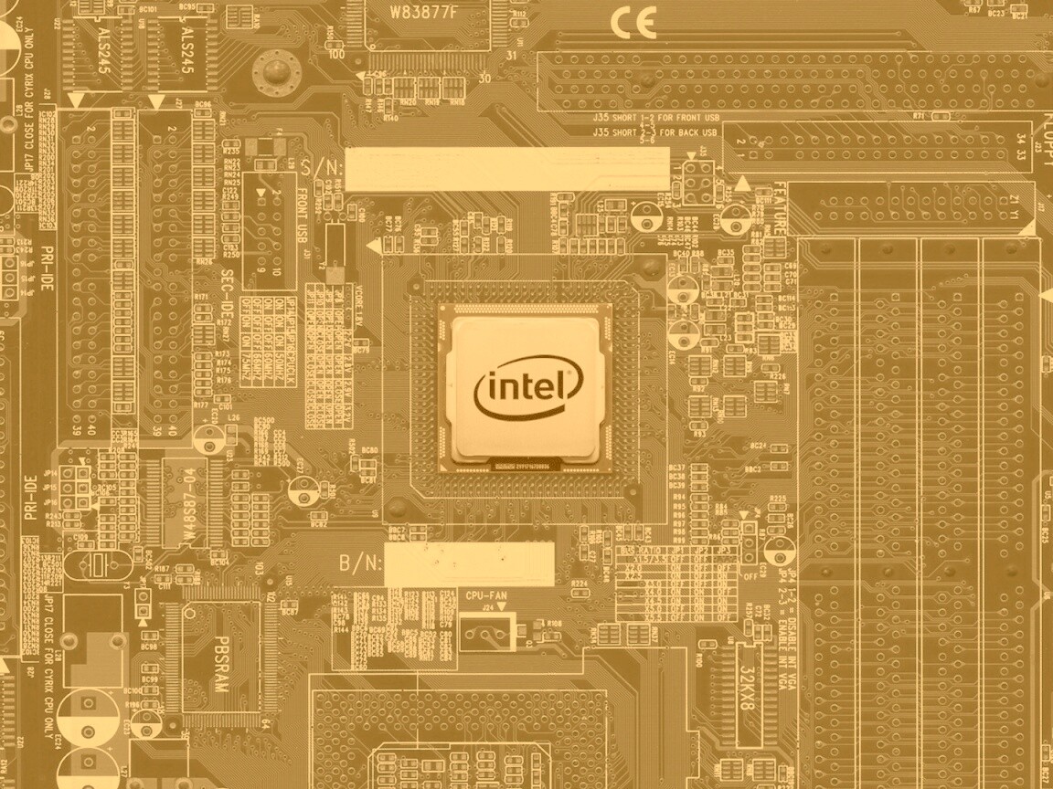 Процессор от Intel обои