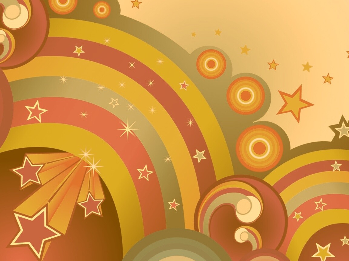 Векторные радуги обои