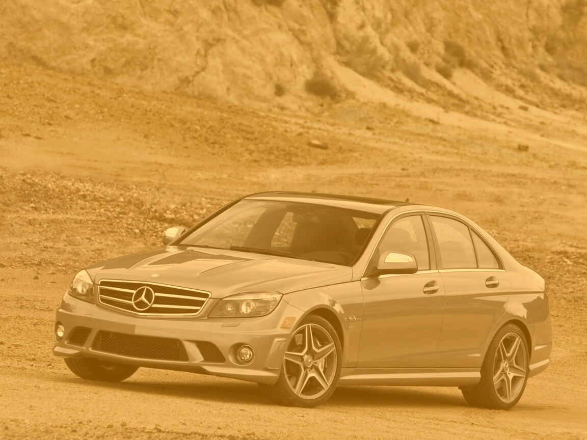 Мерседес в карьере обои