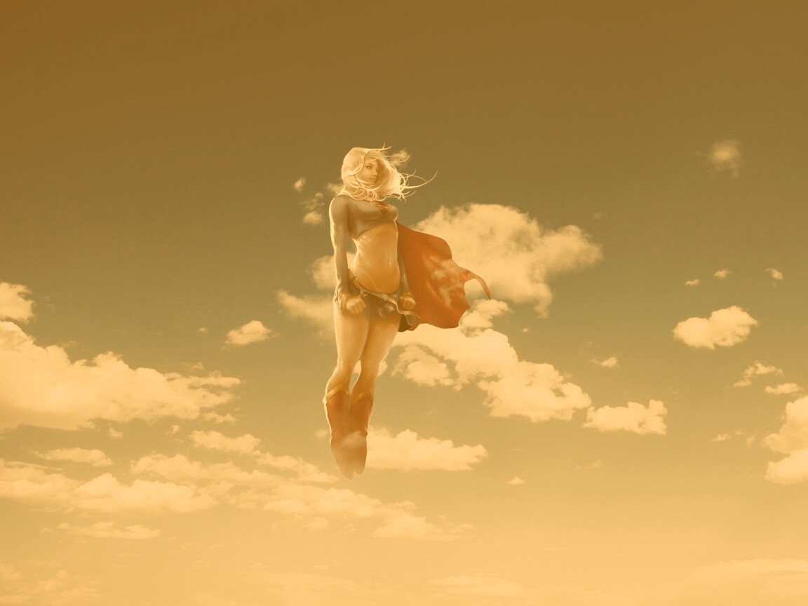 Супердевушка обои