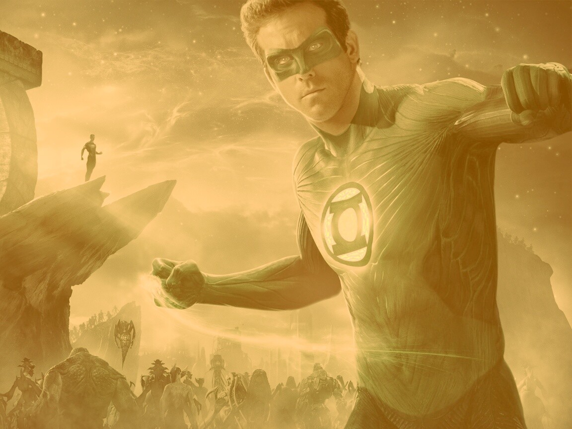 Зелёный фонарь обои