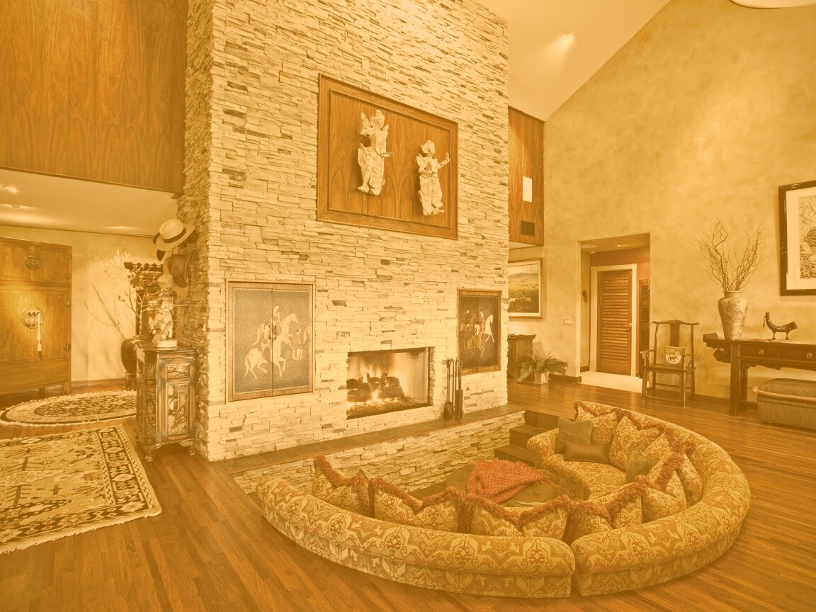 Интерьер гостинной обои