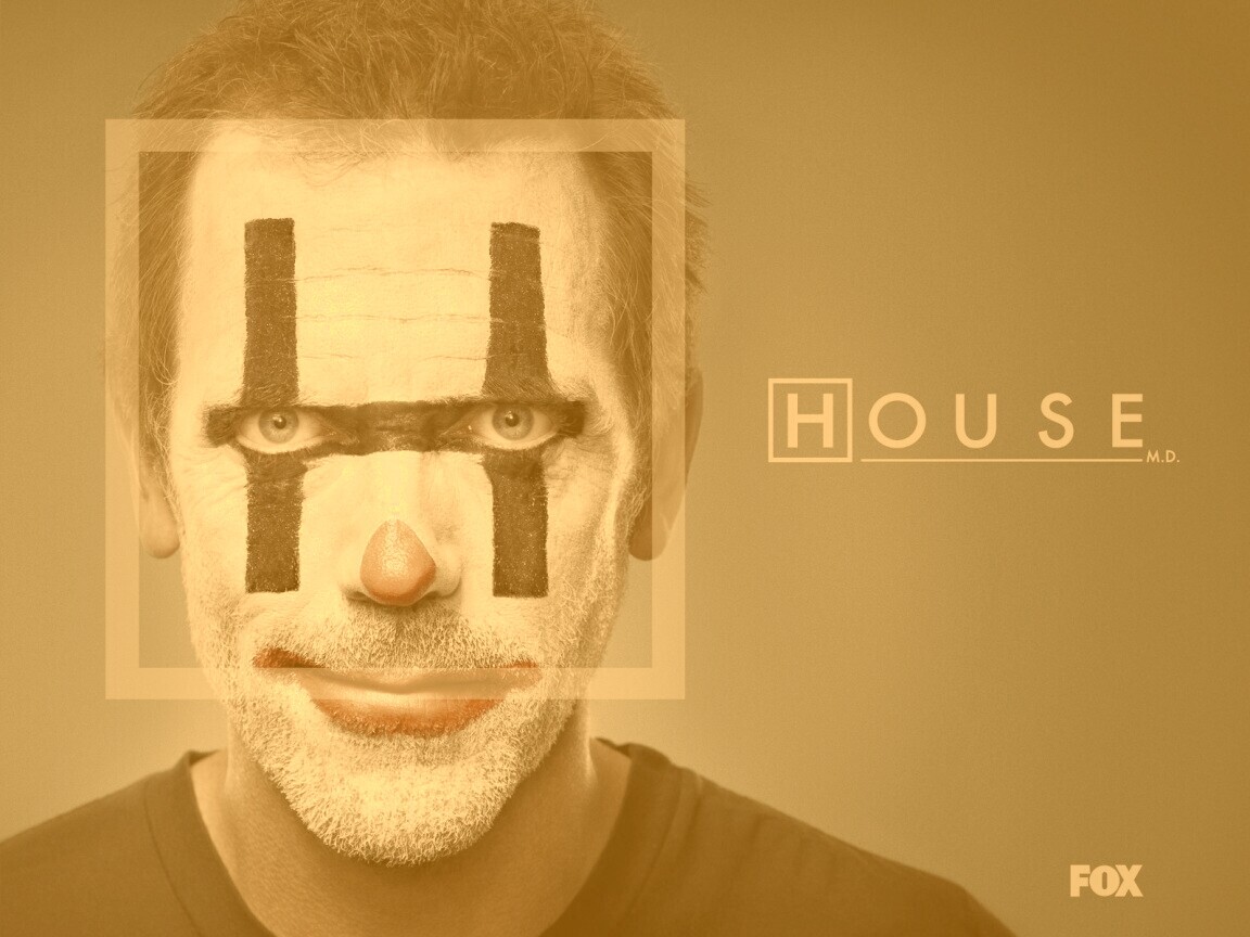 Клоун доктор Хаус обои