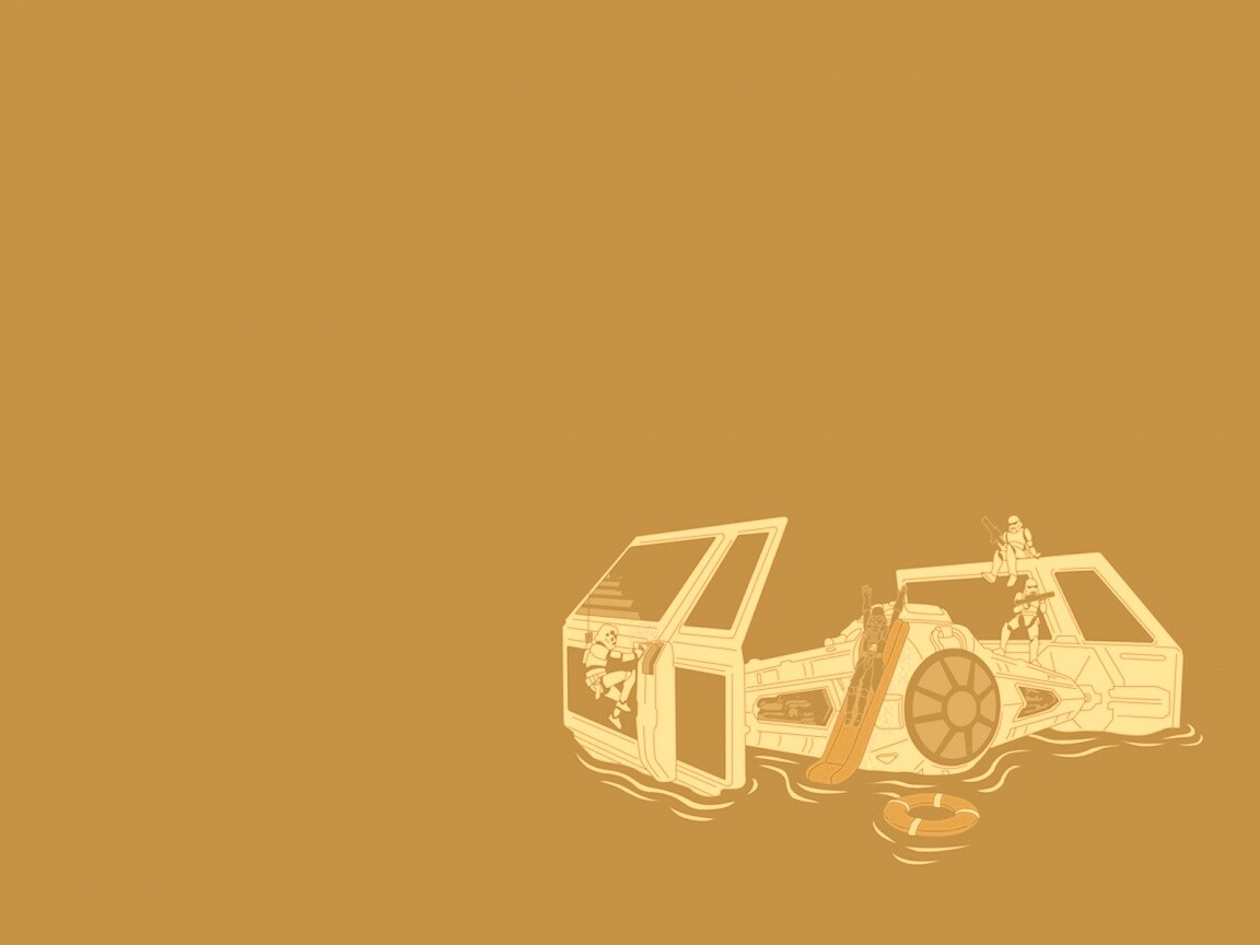 Истребитель империи в экстренной ситуации обои