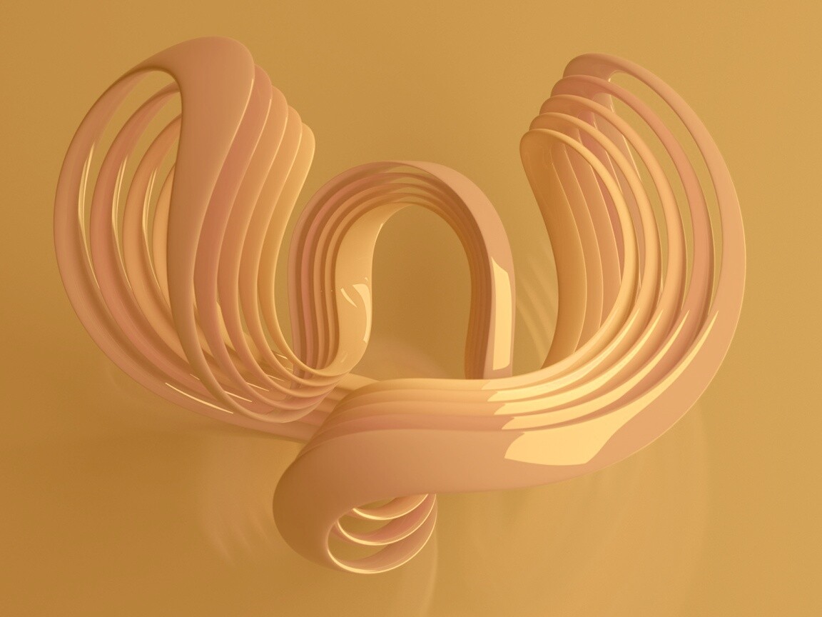 Фиолетовые изгибы обои