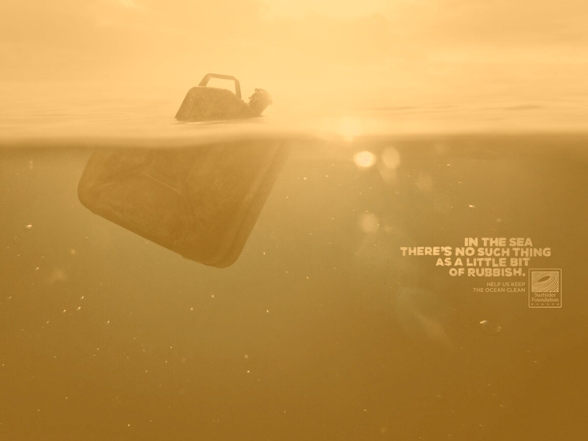 Не бывает "немного" мусора обои