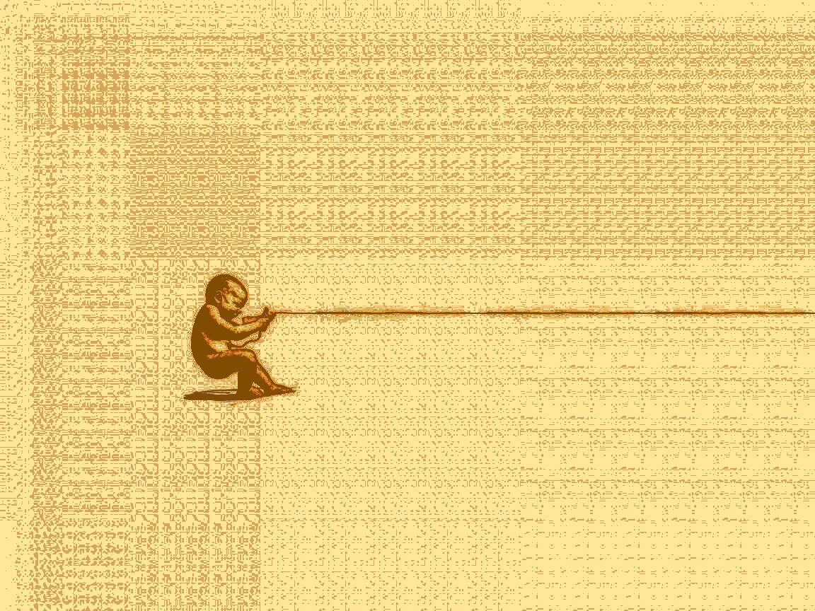 Младенец перетягивает пуповину обои