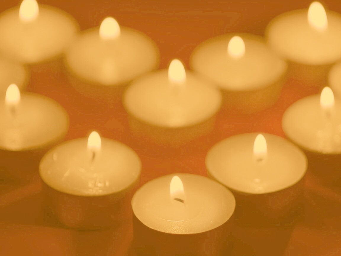 Свечи обои