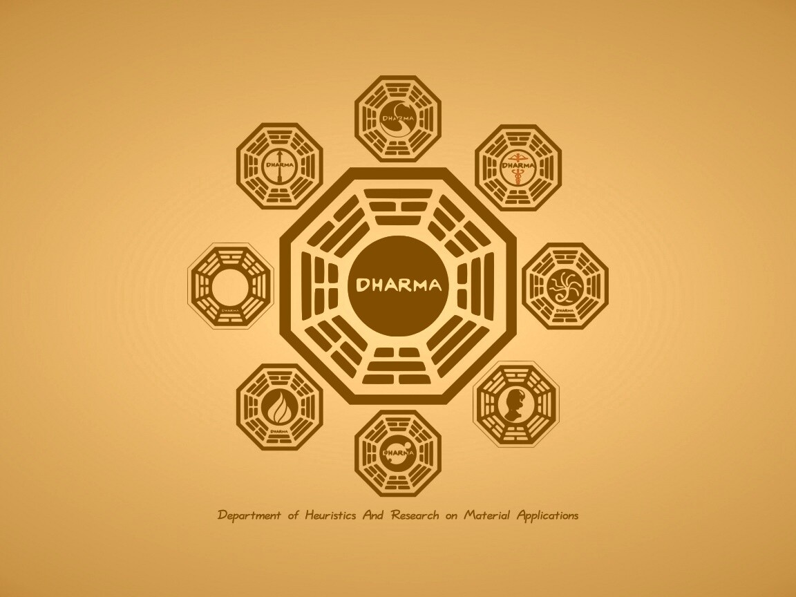 Логотипы станций Дхарма обои