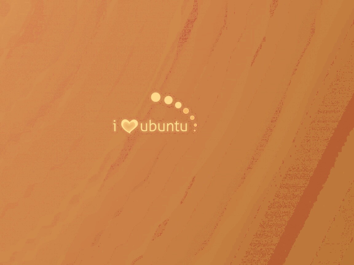 Я люблю убунту обои