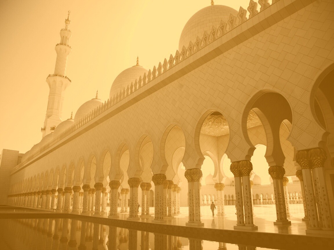 Мечеть шейха в Абу-Даби обои