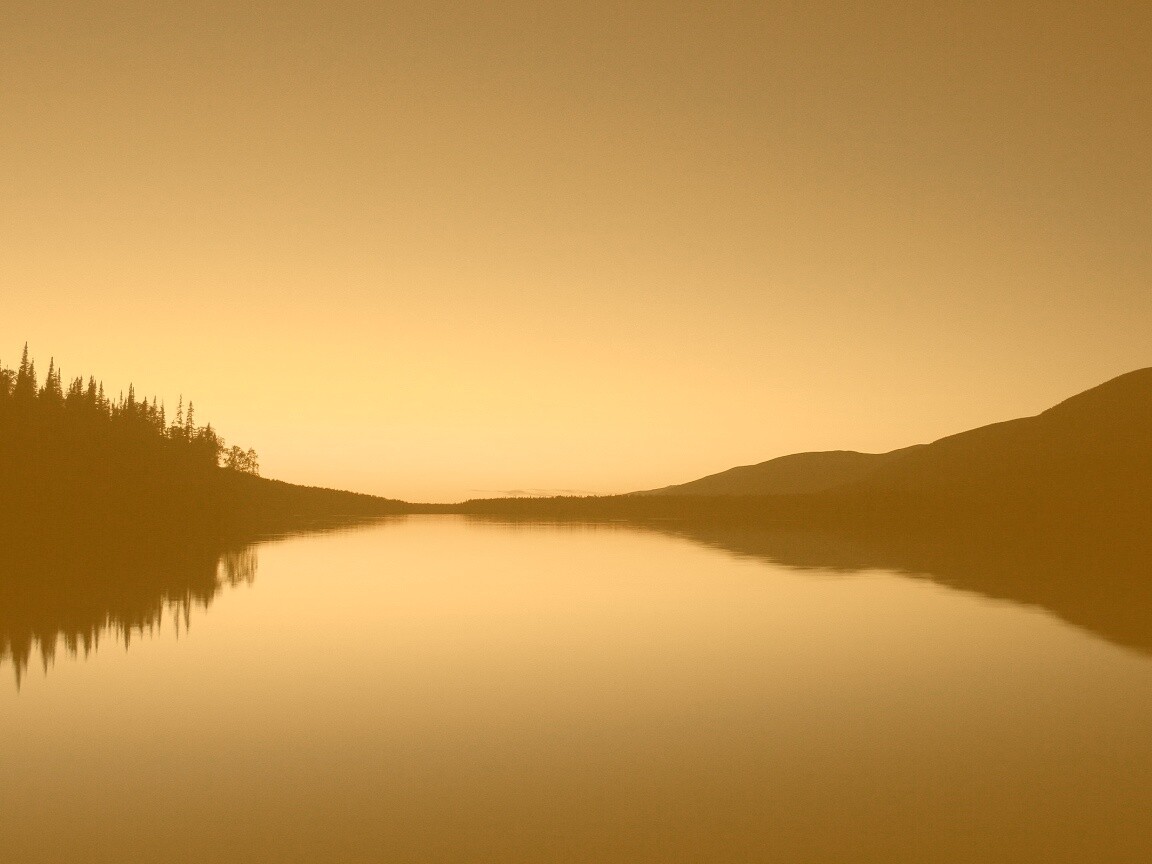 Гладкое озеро обои