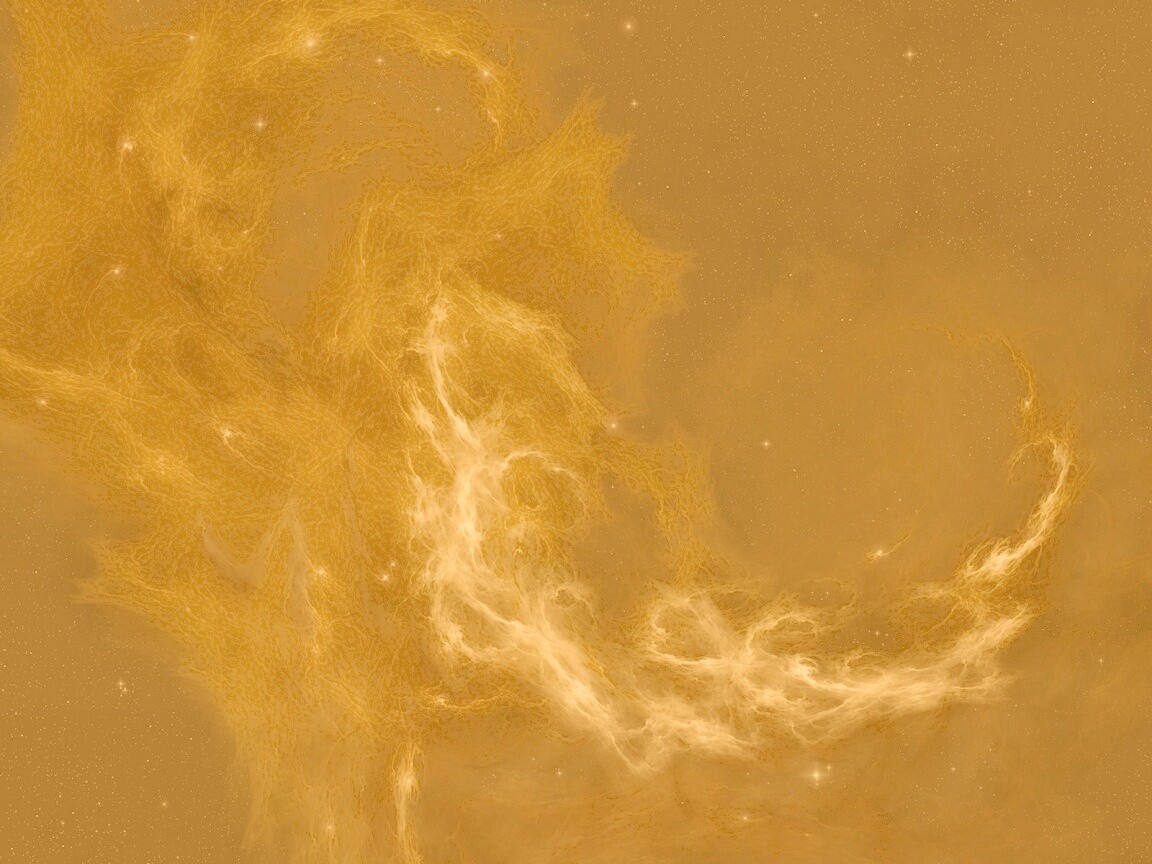 Яркая космическая туманность обои