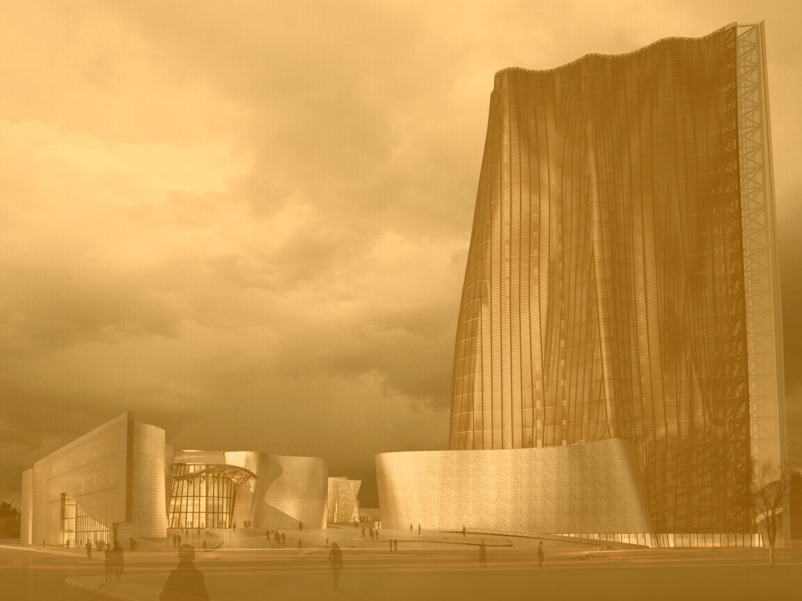 Здание обои