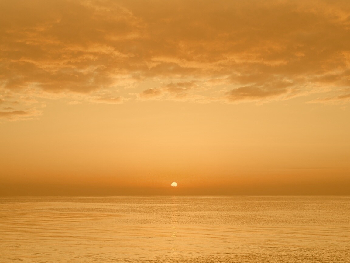 Багровый закат обои